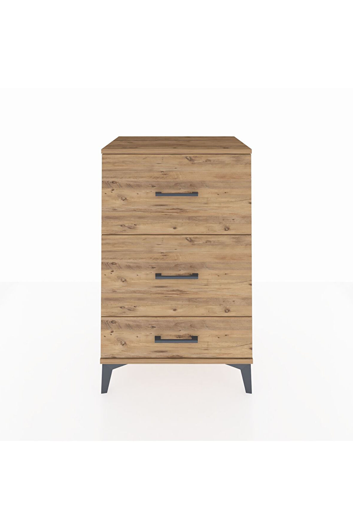 Hyperion Komodin 3 Çekmeceli 60x44x96 Çam-Çam