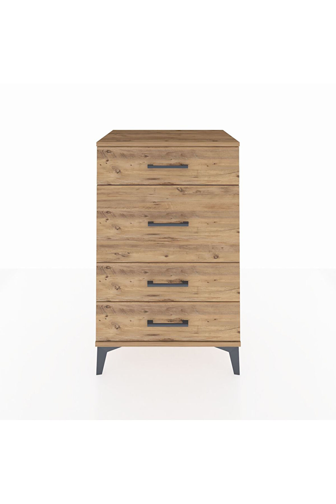 Hyperion Komodin 4 Çekmeceli 60x44x96 Çam-Çam