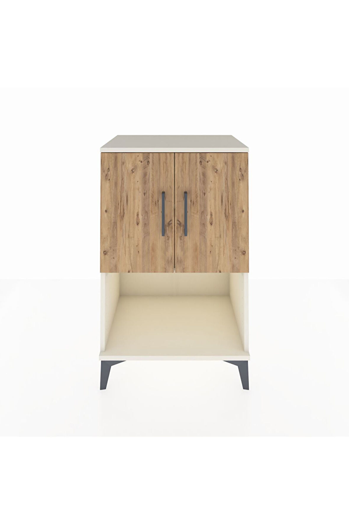 Hyperion Komodin 2 Raflı 2 Kapaklı 60x44x96 Aytaşı-Çam