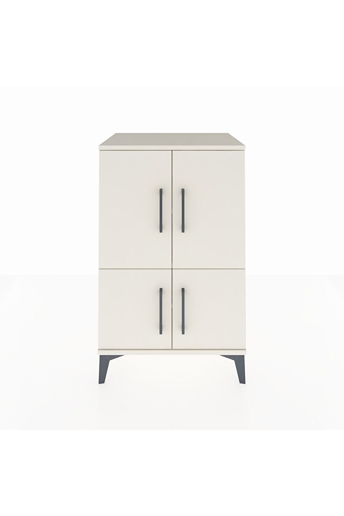 Hyperion Komodin 3 Raflı 4 Kapaklı 60x44x96 Aytaşı-Aytaşı