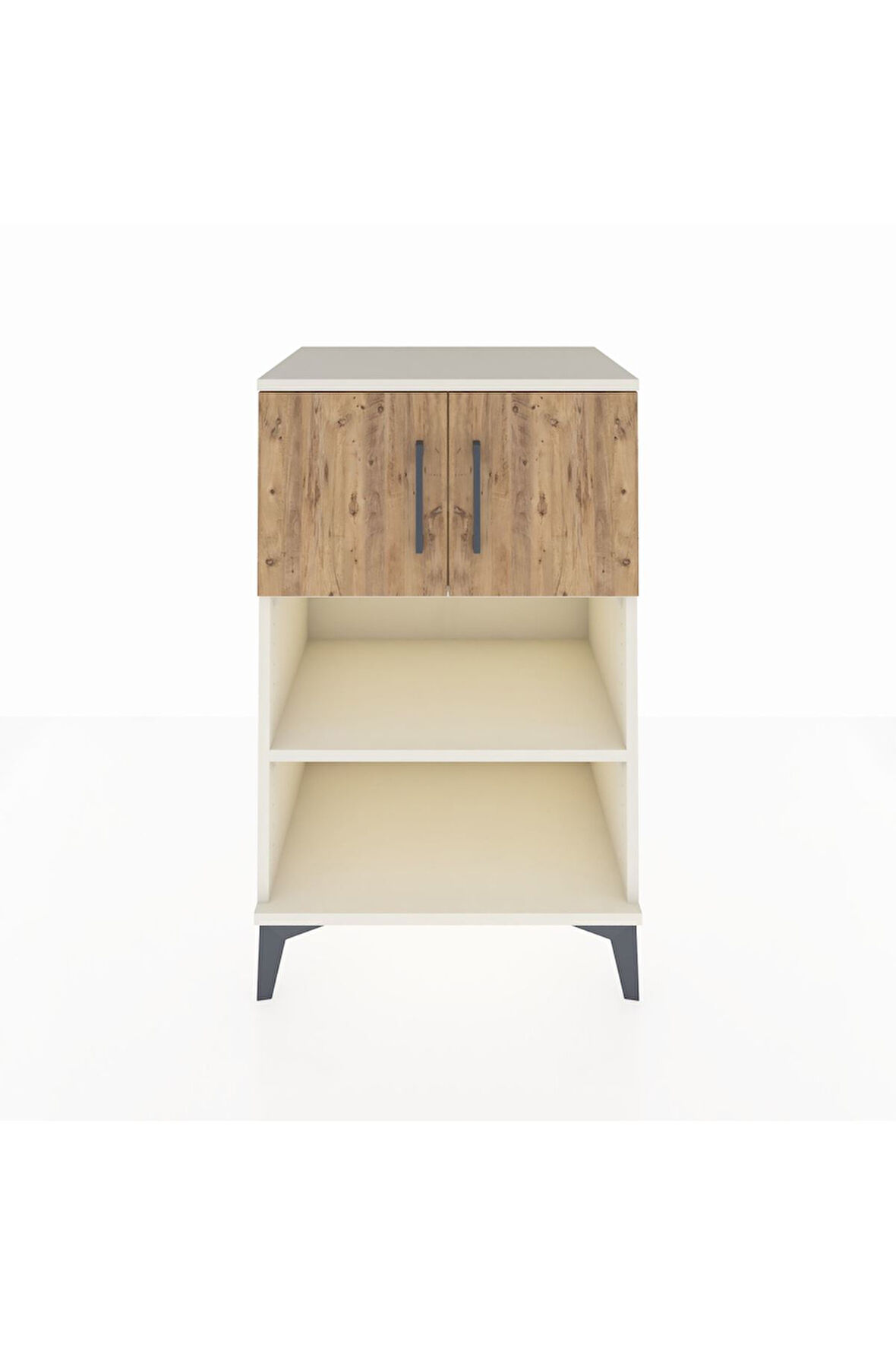 Hyperion Komodin 2 Raflı 2 Kapaklı 60x44x96 Aytaşı-Çam