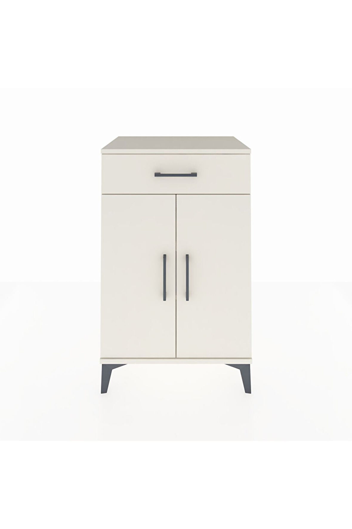Hyperion Komodin 2 Raflı Tek Çekmeceli 2 Kapaklı 60x44x96 Aytaşı-Aytaşı