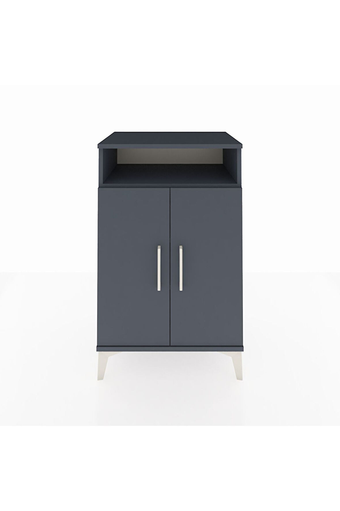 Hyperion Komodin 3 Raflı 2 Kapaklı 60x44x96 Antrasit-Antrasit