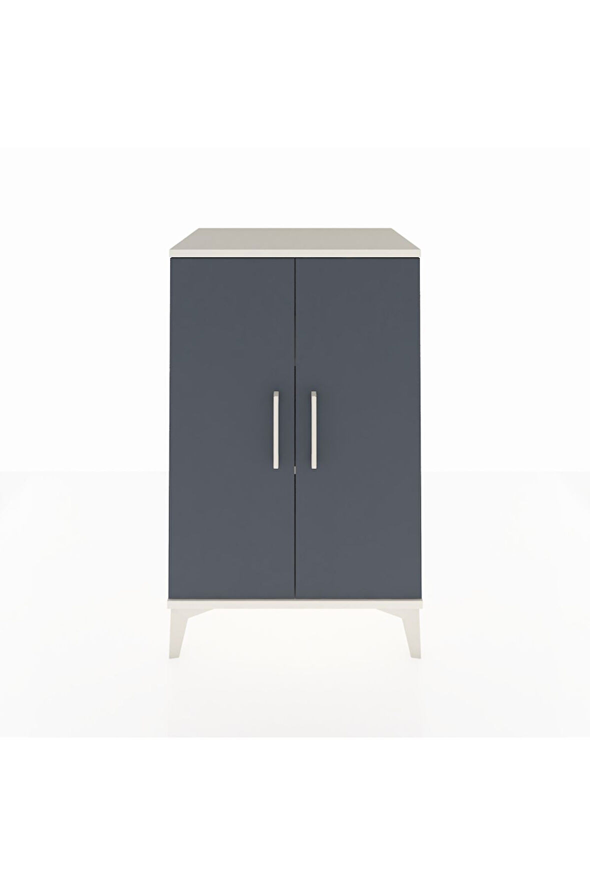 Hyperion Komodin 2 Raflı 2 Kapaklı 60x44x96 Aytaşı-Antrasit