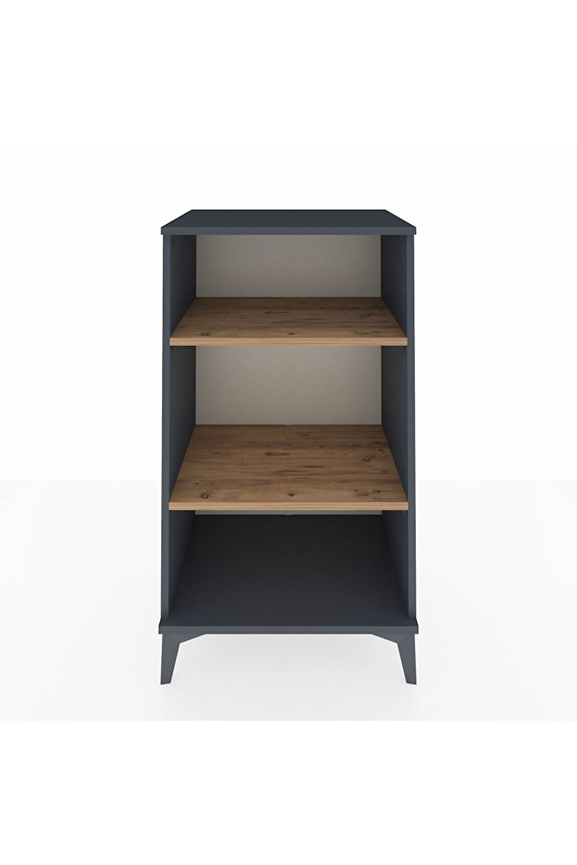 Hyperion Komodin 2 Raflı 60x44x106 Antrasit-Çam