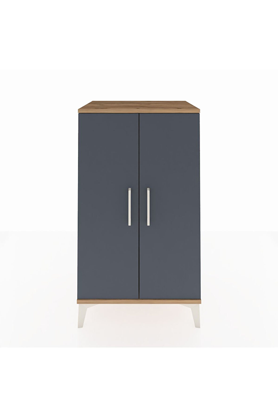 Hyperion Komodin 2 Kapaklı 60x44x106 Çam-Antrasit