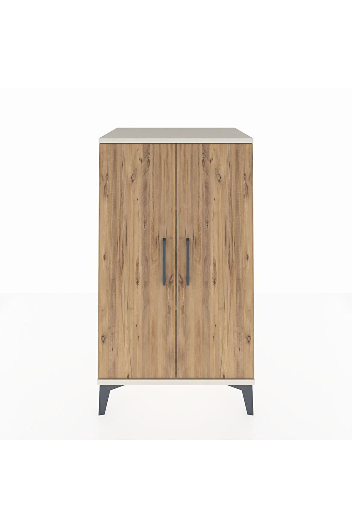 Hyperion Komodin 2 Raflı 2 Kapaklı 60x44x106 Aytaşı-Çam