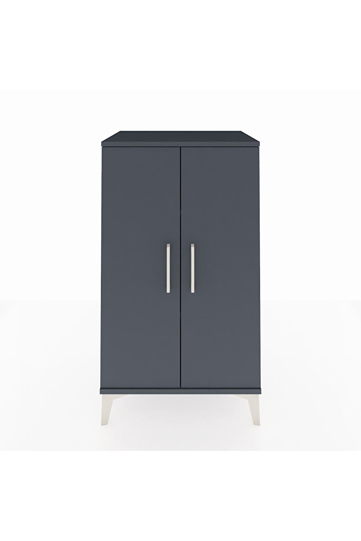 Hyperion Komodin 2 Raflı 2 Kapaklı 60x44x106 Antrasit-Antrasit