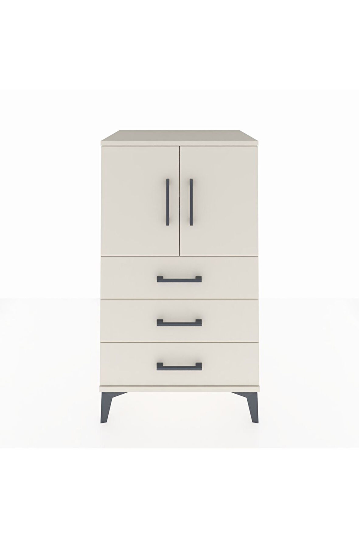 Hyperion Komodin 2 Raflı 3 Çekmeceli 2 Kapaklı 60x44x106 Aytaşı-Aytaşı