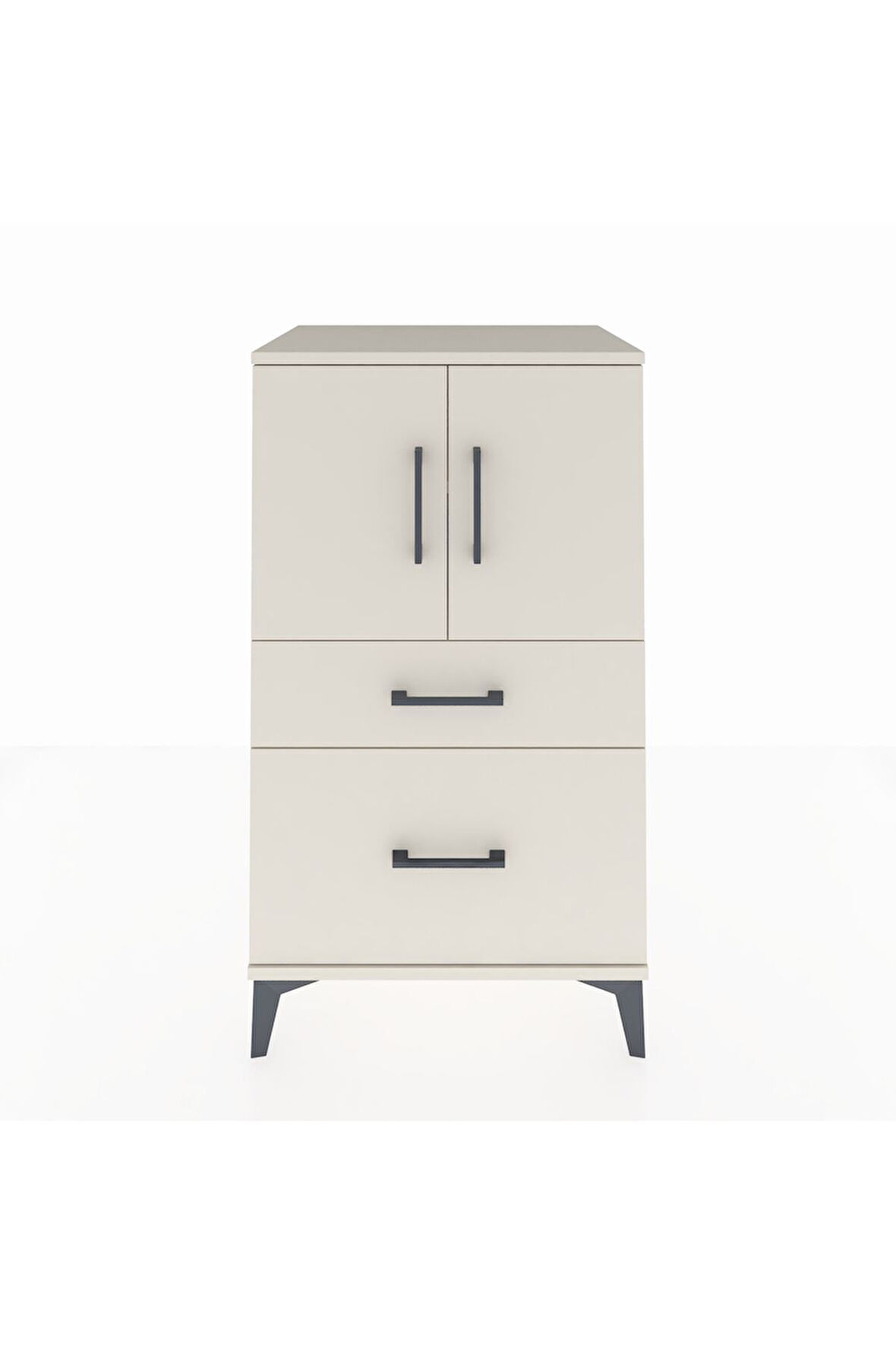 Hyperion Komodin 2 Raflı 2 Çekmeceli 2 Kapaklı 60x44x106 Aytaşı-Aytaşı