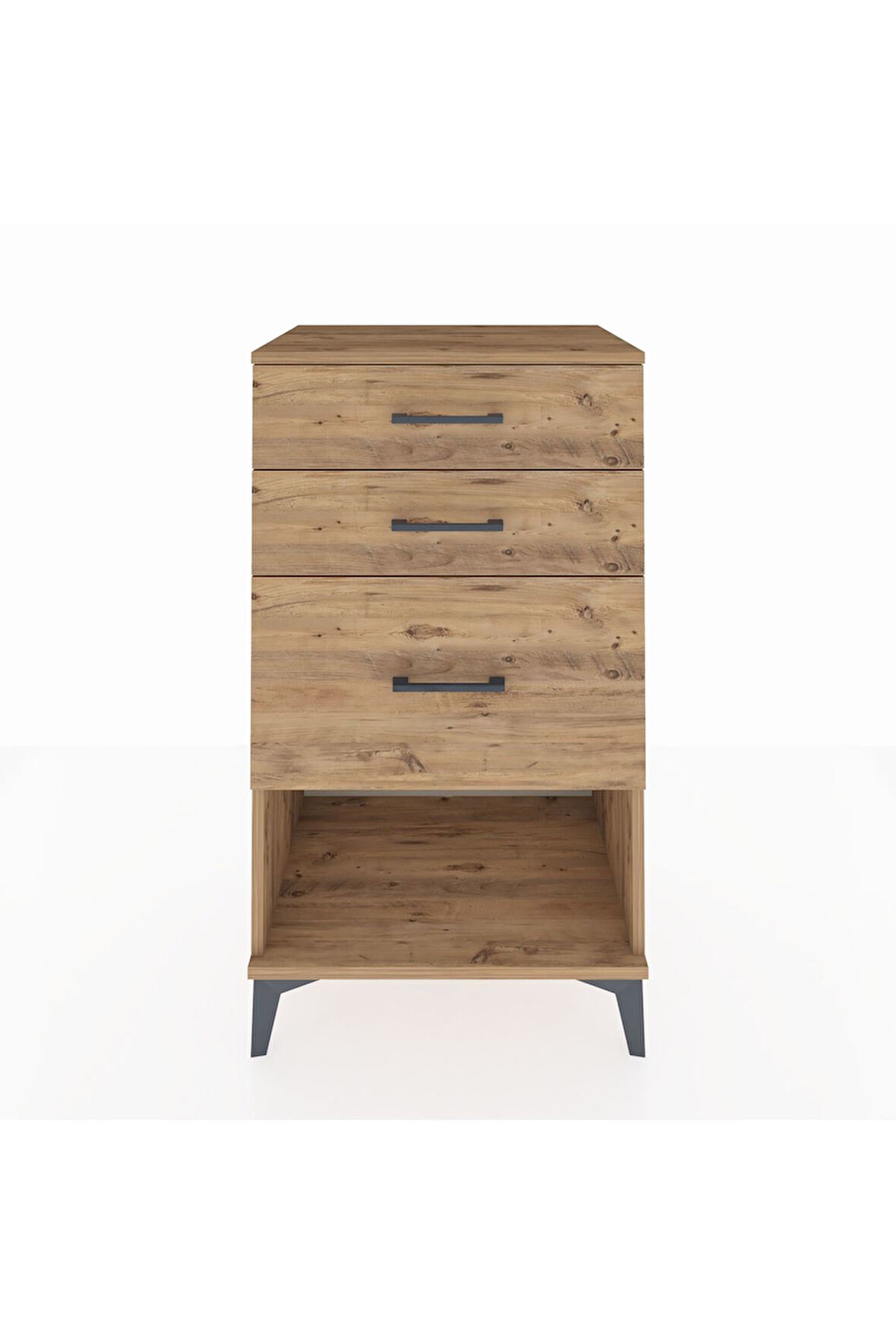 Hyperion Komodin 3 Çekmeceli 60x44x106 Çam-Çam