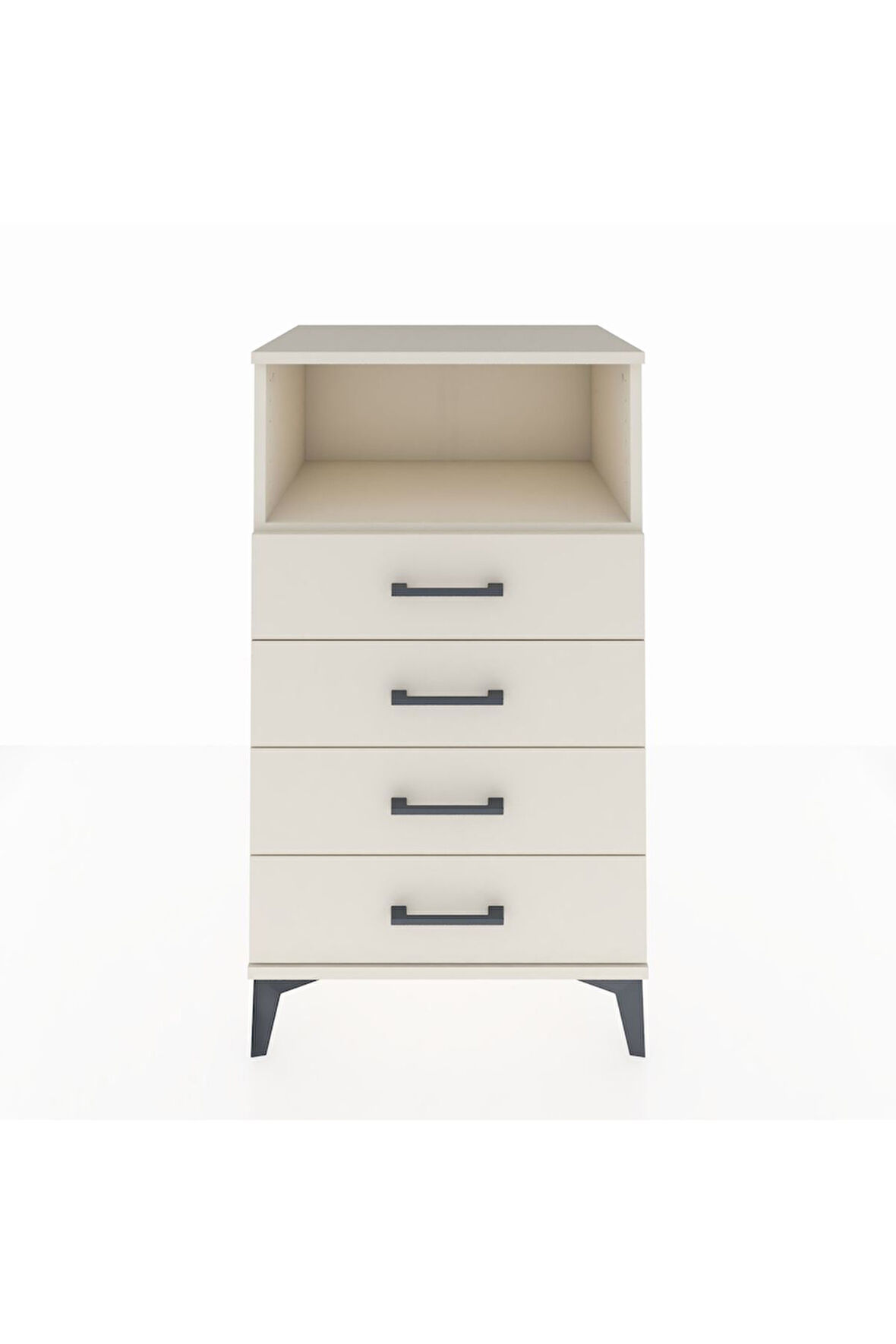 Hyperion Komodin Tek Raflı 4 Çekmeceli 60x44x106 Aytaşı-Aytaşı