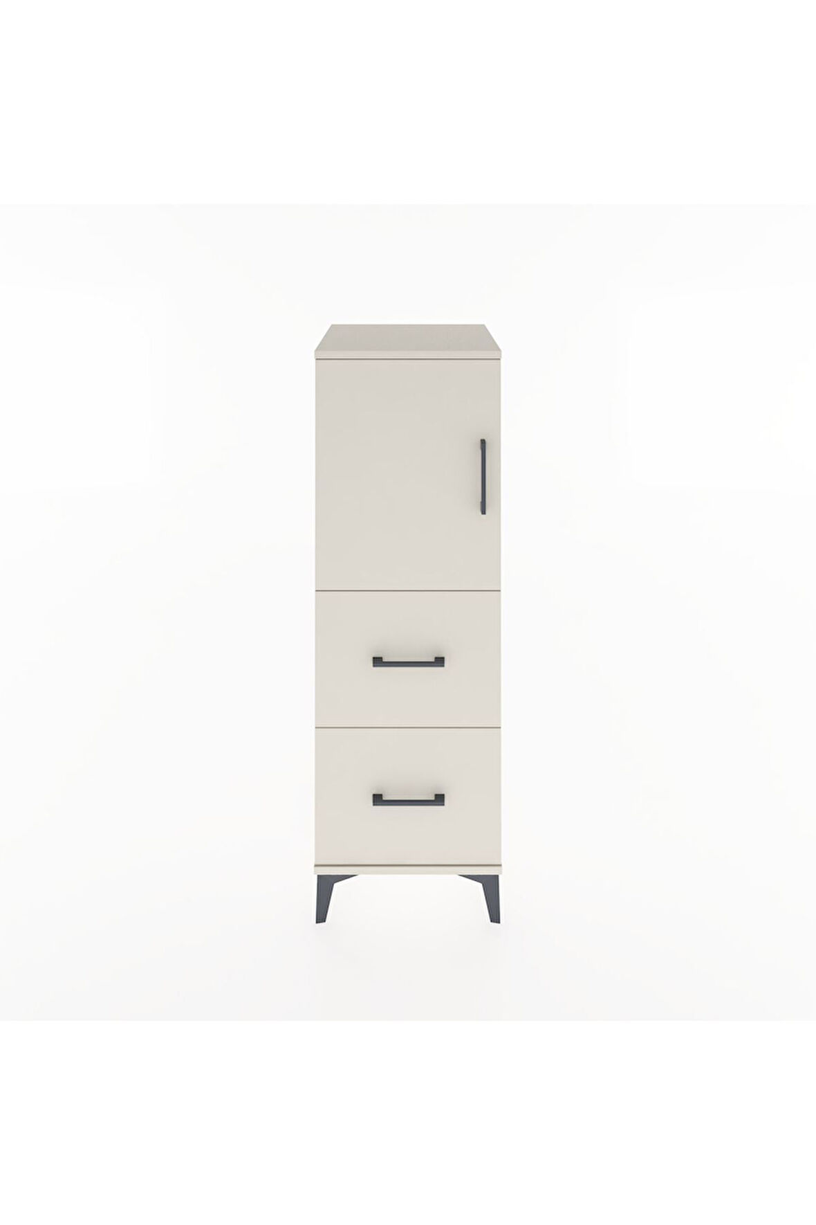 Hyperion Dolap 2 Raflı 2 Çekmeceli Tek Kapaklı 44x44x134 Aytaşı-Aytaşı