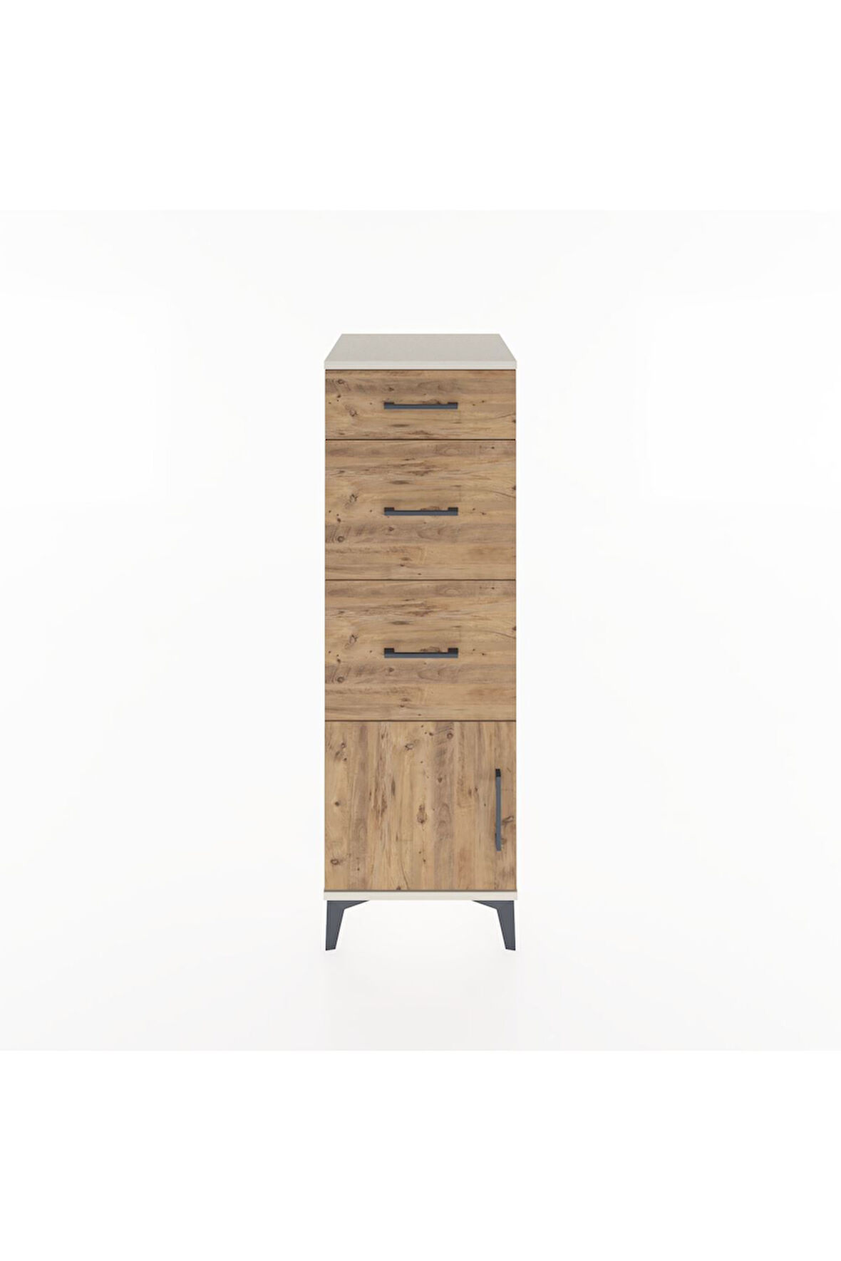 Hyperion Dolap 3 Çekmeceli Tek Kapaklı 44x44x134 Aytaşı-Çam