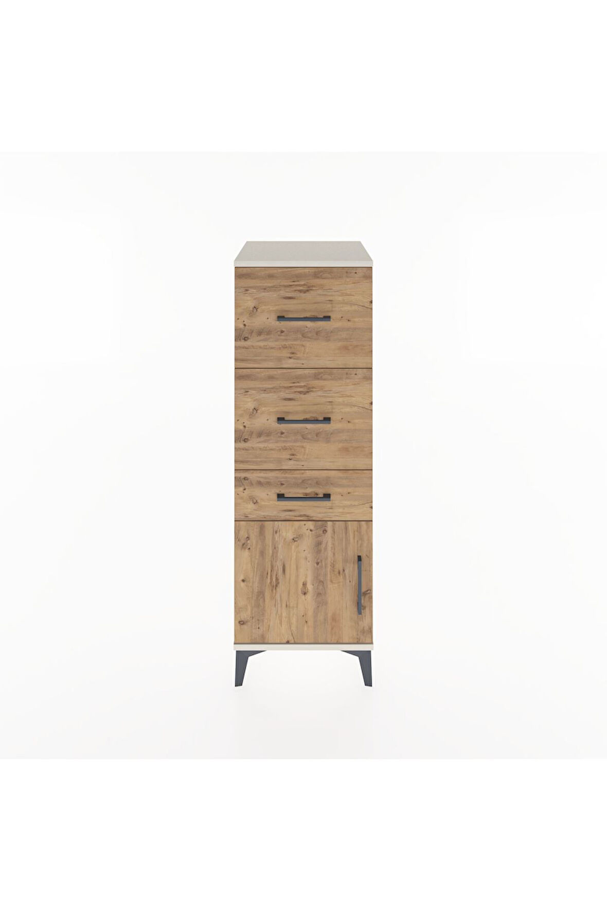 Hyperion Dolap 3 Çekmeceli Tek Kapaklı 44x44x134 Aytaşı-Çam