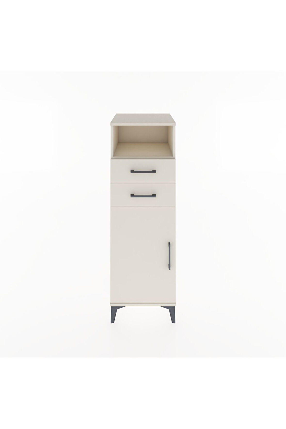 Hyperion Dolap 2 Raflı 2 Çekmeceli Tek Kapaklı 44x44x134 Aytaşı-Aytaşı