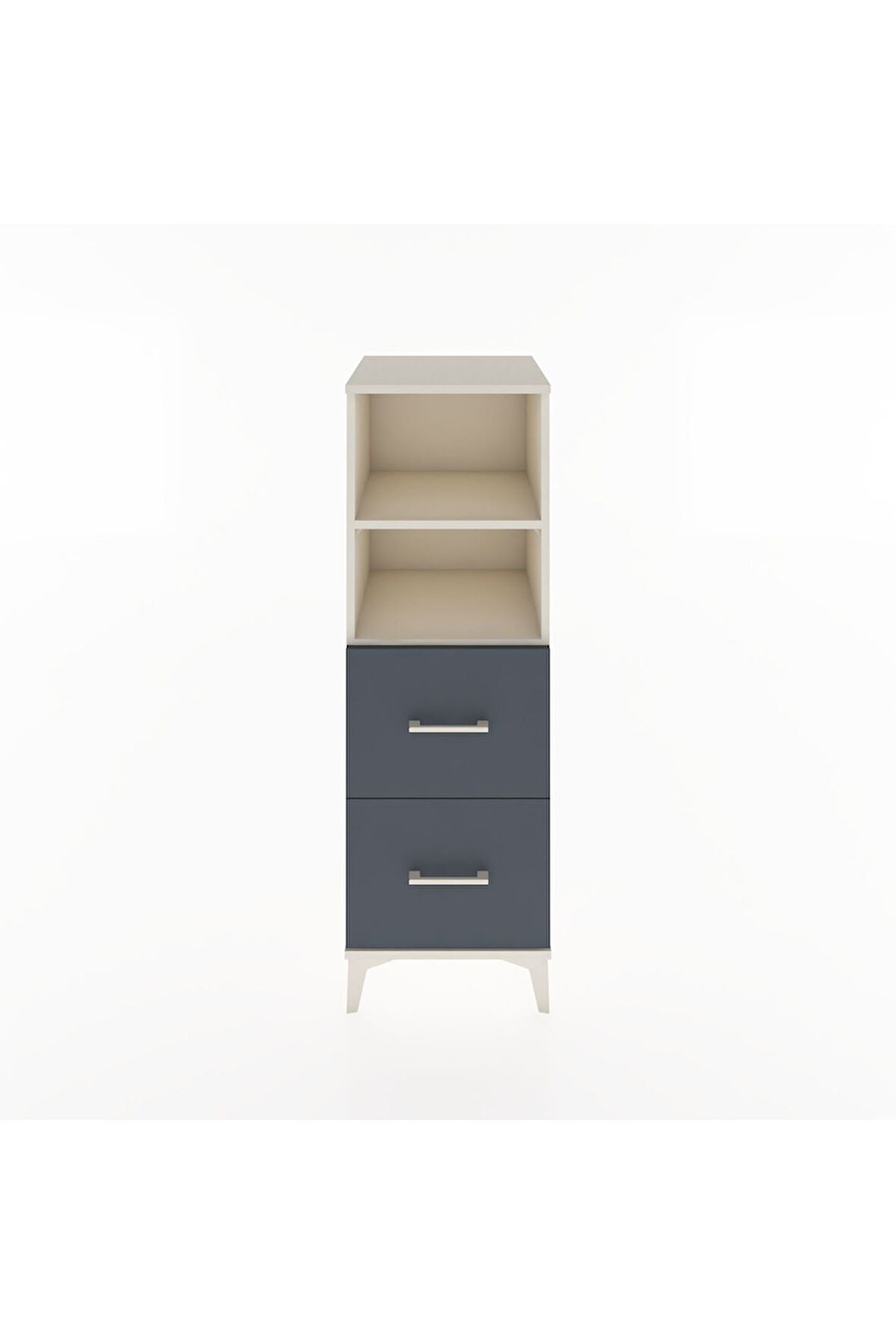 Hyperion Dolap 2 Raflı 2 Çekmeceli 44x44x134 Aytaşı-Antrasit