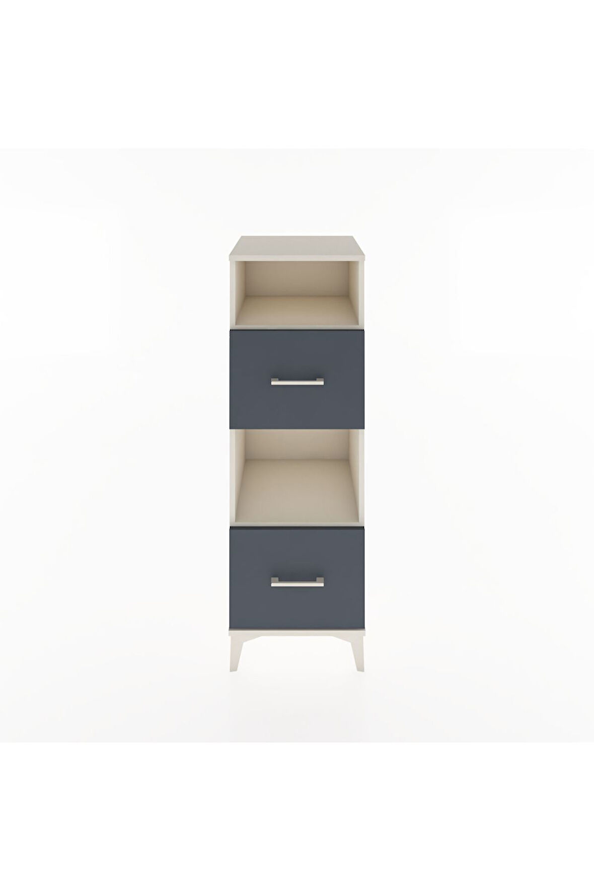 Hyperion Dolap 2 Raflı 2 Çekmeceli 44x44x134 Aytaşı-Antrasit