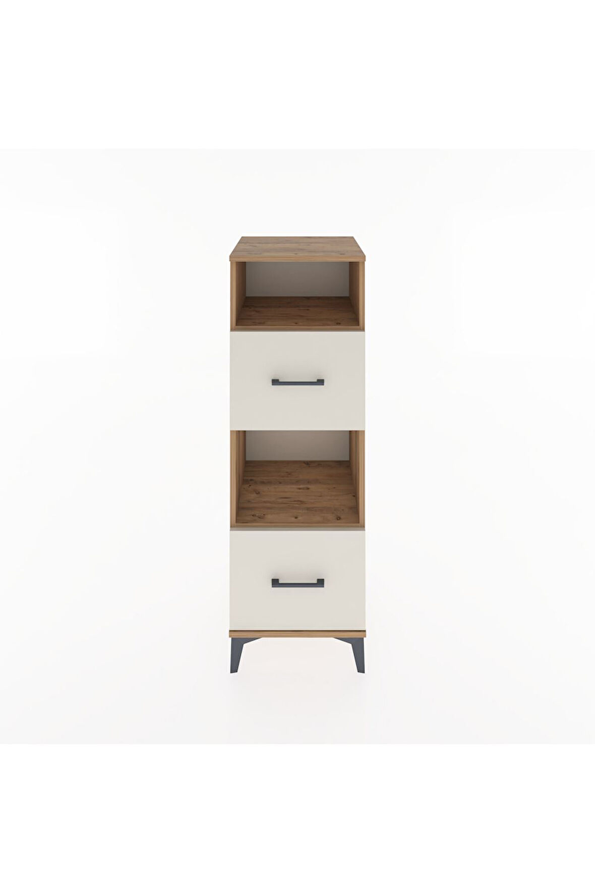 Hyperion Dolap 2 Raflı 2 Çekmeceli 44x44x134 Çam-Aytaşı