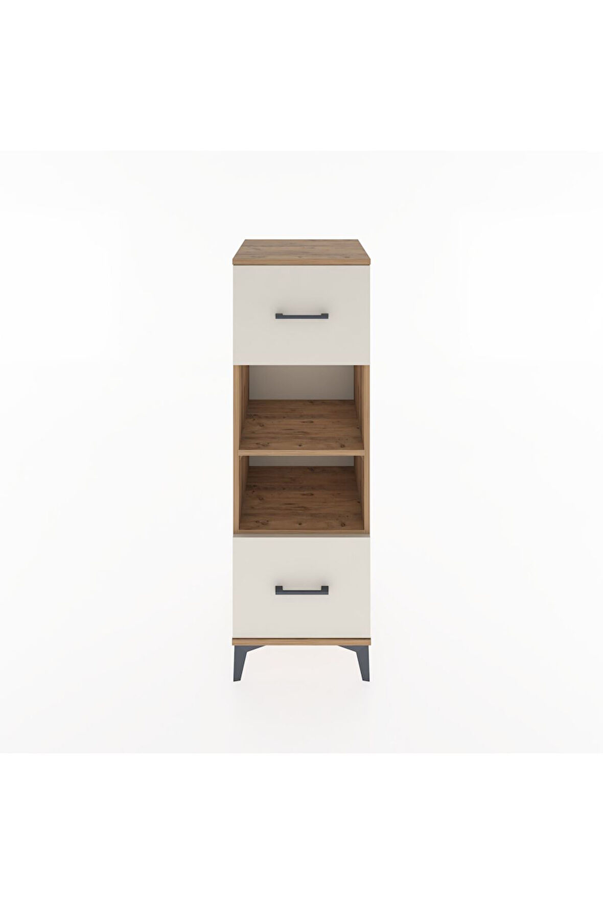 Hyperion Dolap 2 Raflı 2 Çekmeceli 44x44x134 Çam-Aytaşı