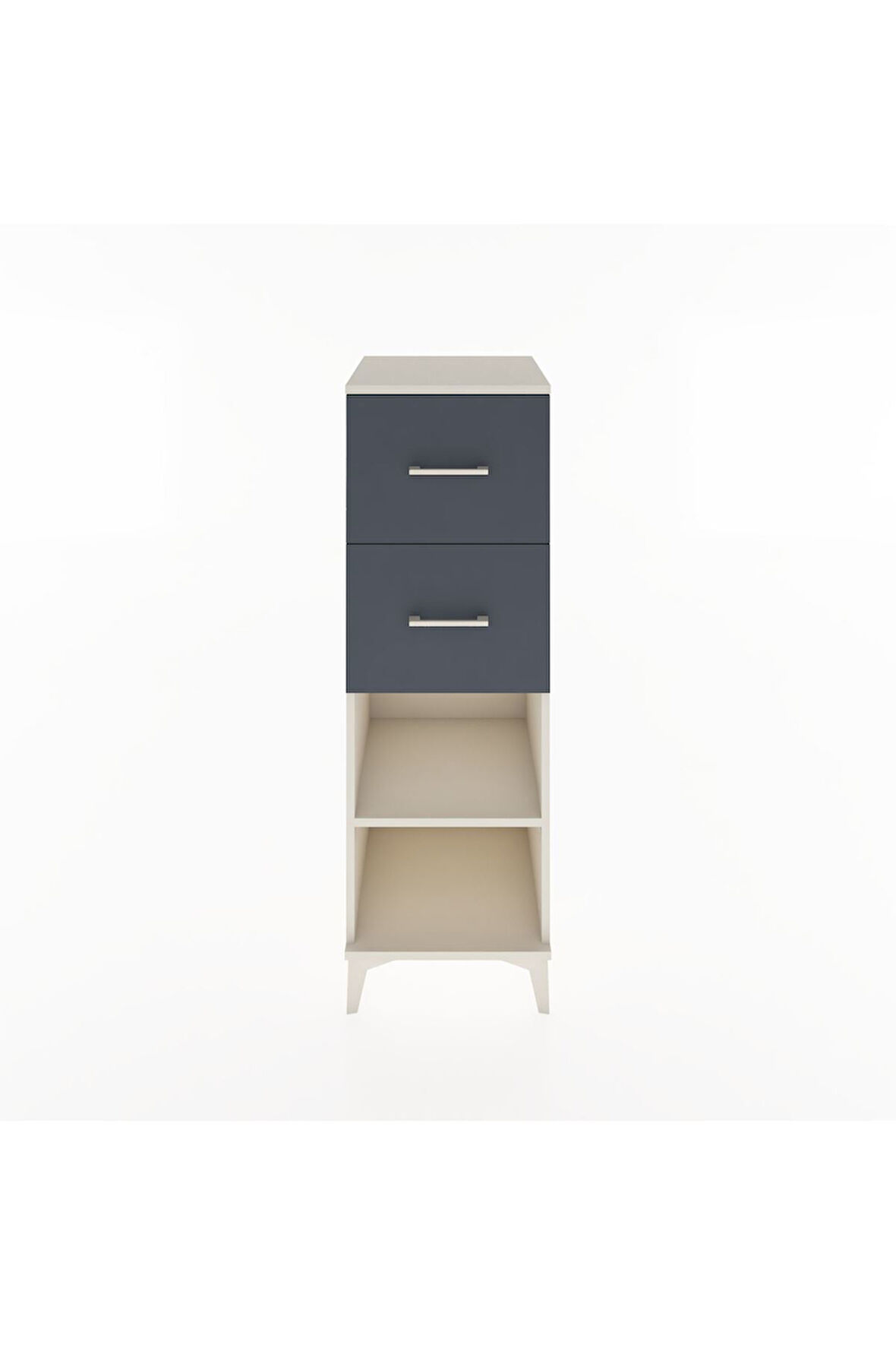 Hyperion Dolap Tek Raflı 2 Çekmeceli 44x44x134 Aytaşı-Antrasit