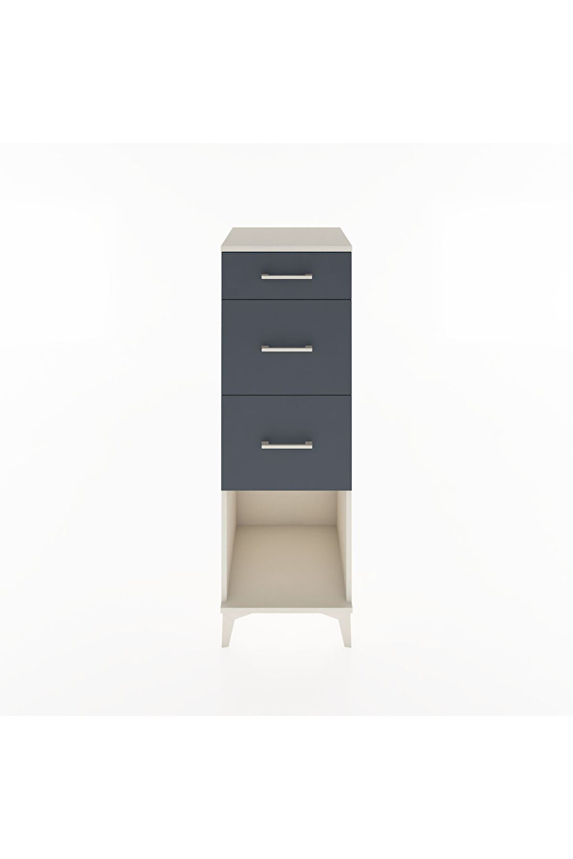 Hyperion Dolap 3 Çekmeceli 44x44x134 Aytaşı-Antrasit