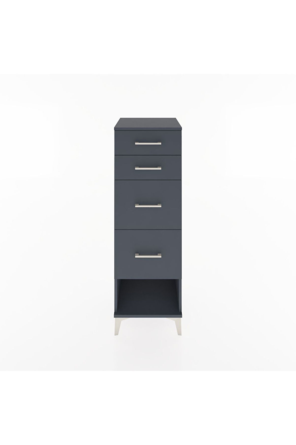 Hyperion Dolap 4 Çekmeceli 44x44x134 Antrasit-Antrasit