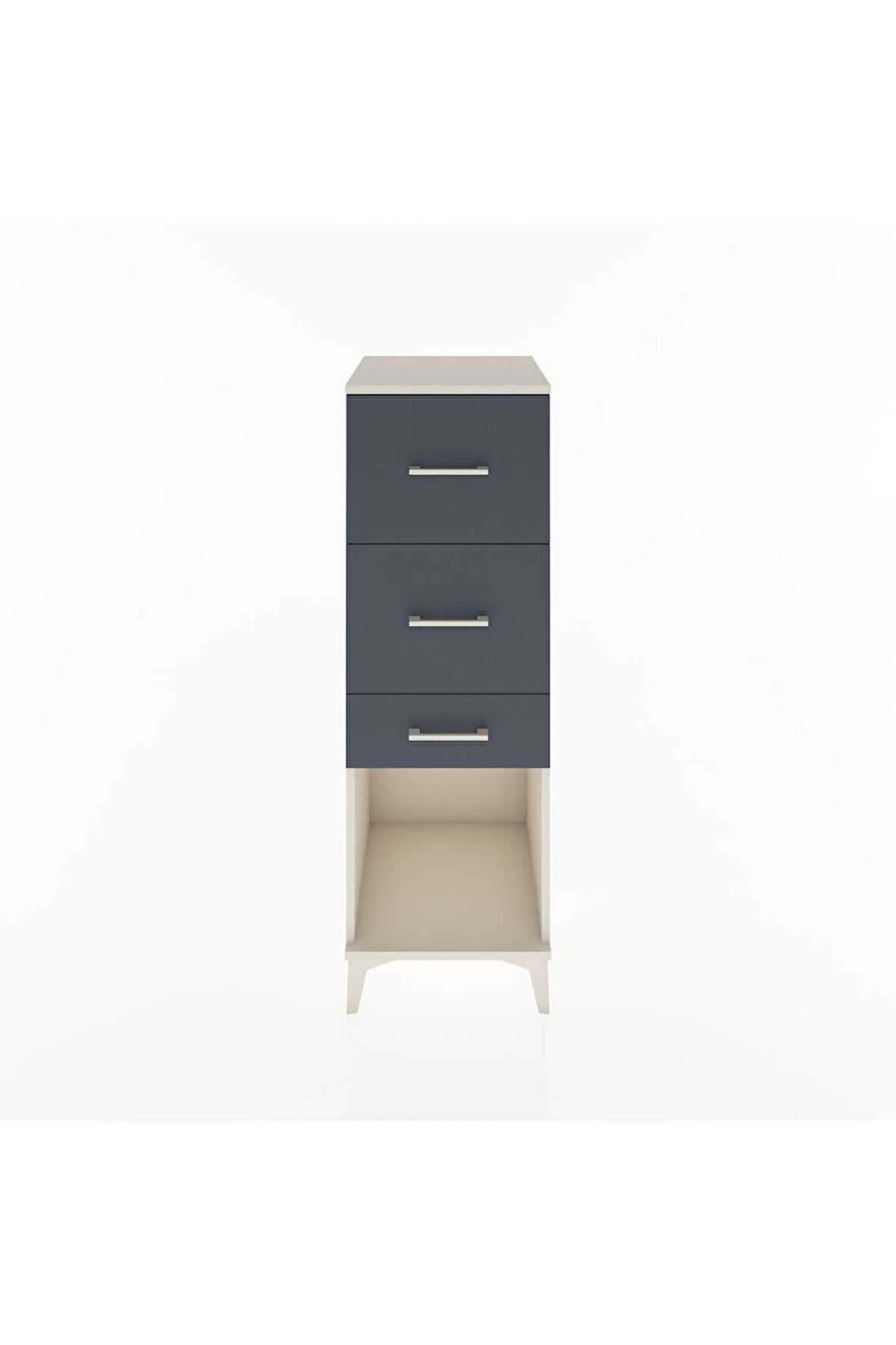Hyperion Dolap 3 Çekmeceli 44x44x134 Aytaşı-Antrasit