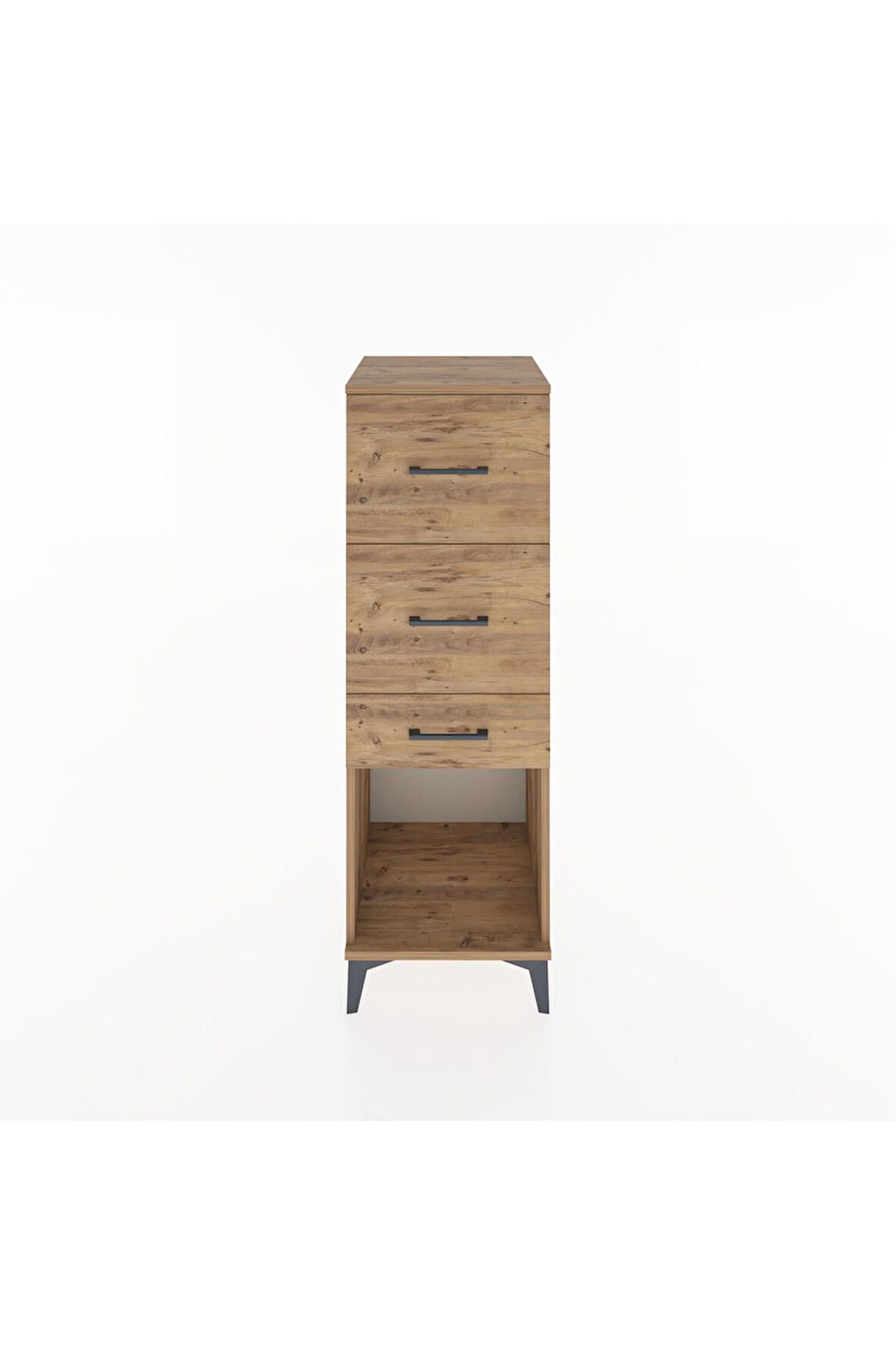 Hyperion Dolap 3 Çekmeceli 44x44x134 Çam-Çam