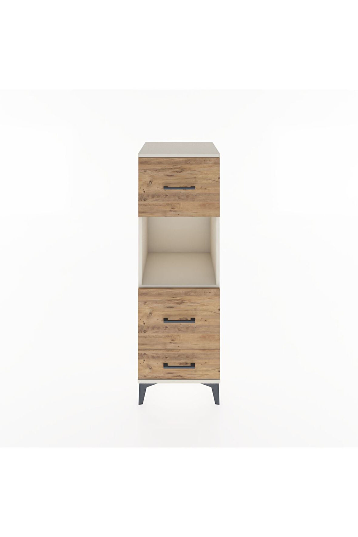 Hyperion Dolap Tek Raflı 3 Çekmeceli 44x44x134 Aytaşı-Çam