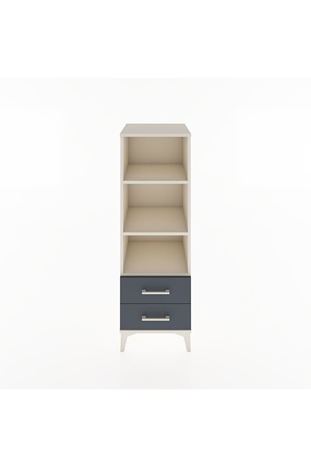 Hyperion Dolap 3 Raflı 2 Çekmeceli 44x44x134 Aytaşı-Antrasit