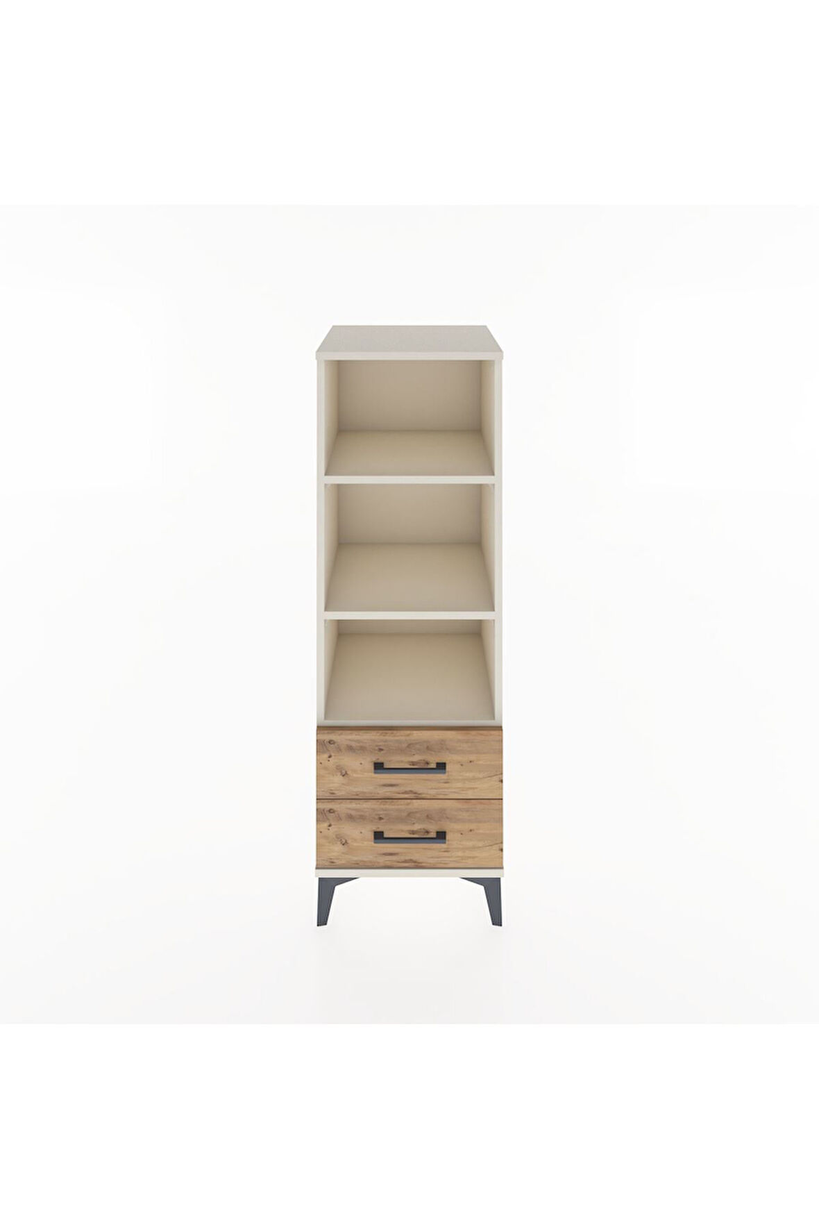 Hyperion Dolap 3 Raflı 2 Çekmeceli 44x44x134 Aytaşı-Çam