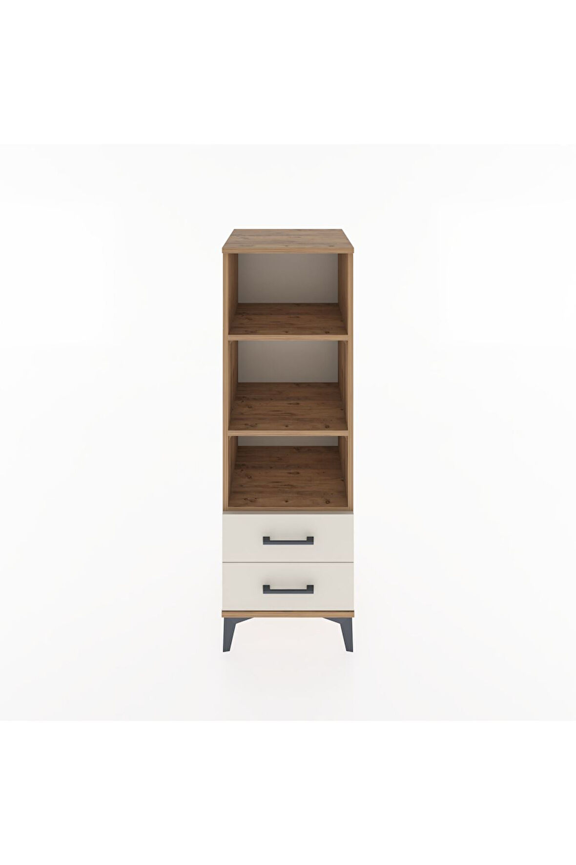 Hyperion Dolap 3 Raflı 2 Çekmeceli 44x44x134 Çam-Aytaşı