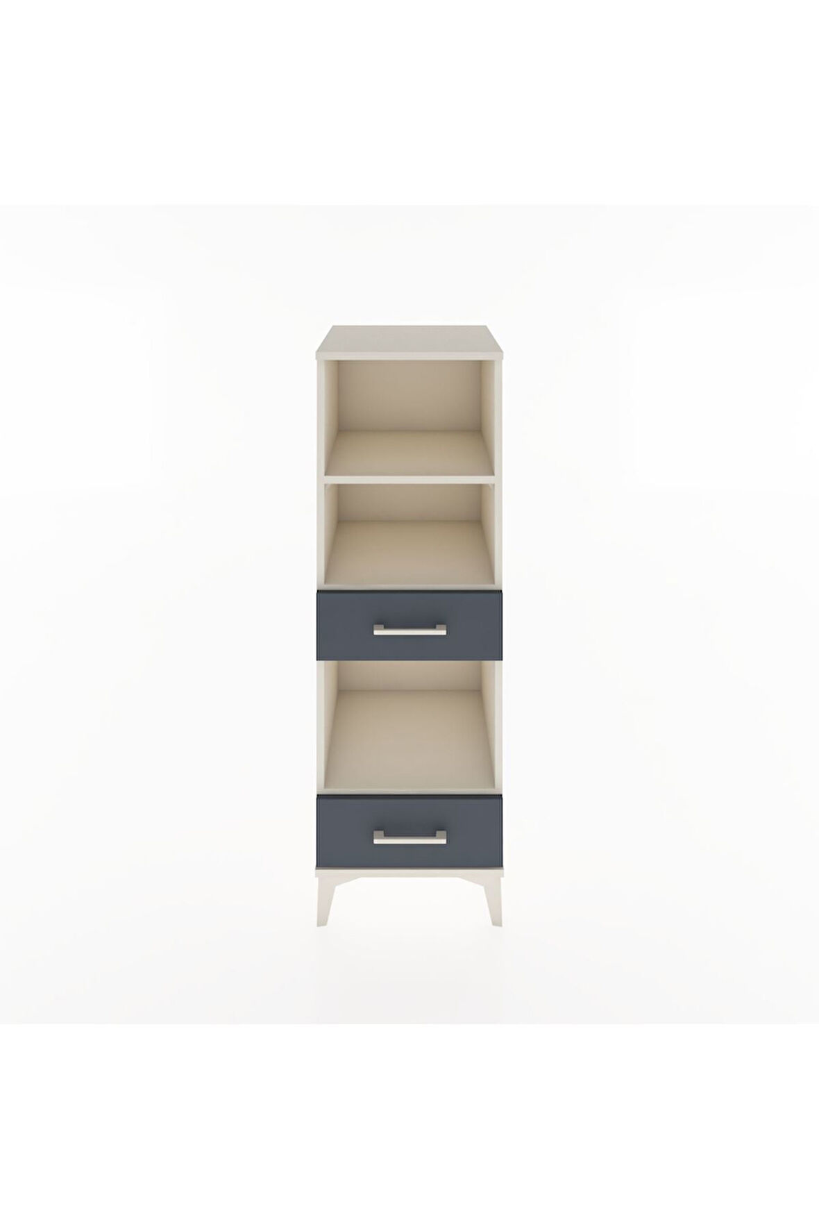 Hyperion Dolap 3 Raflı 2 Çekmeceli 44x44x134 Aytaşı-Antrasit