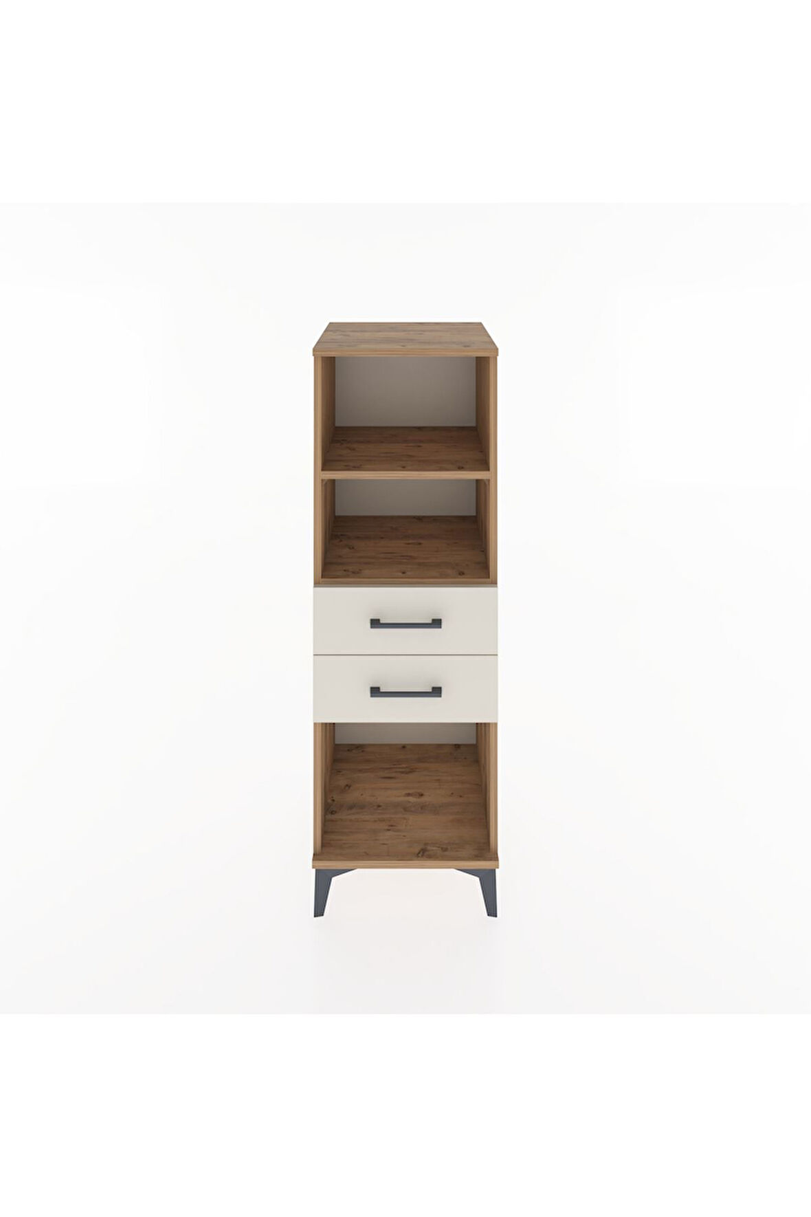 Hyperion Dolap 2 Raflı 2 Çekmeceli 44x44x134 Çam-Aytaşı