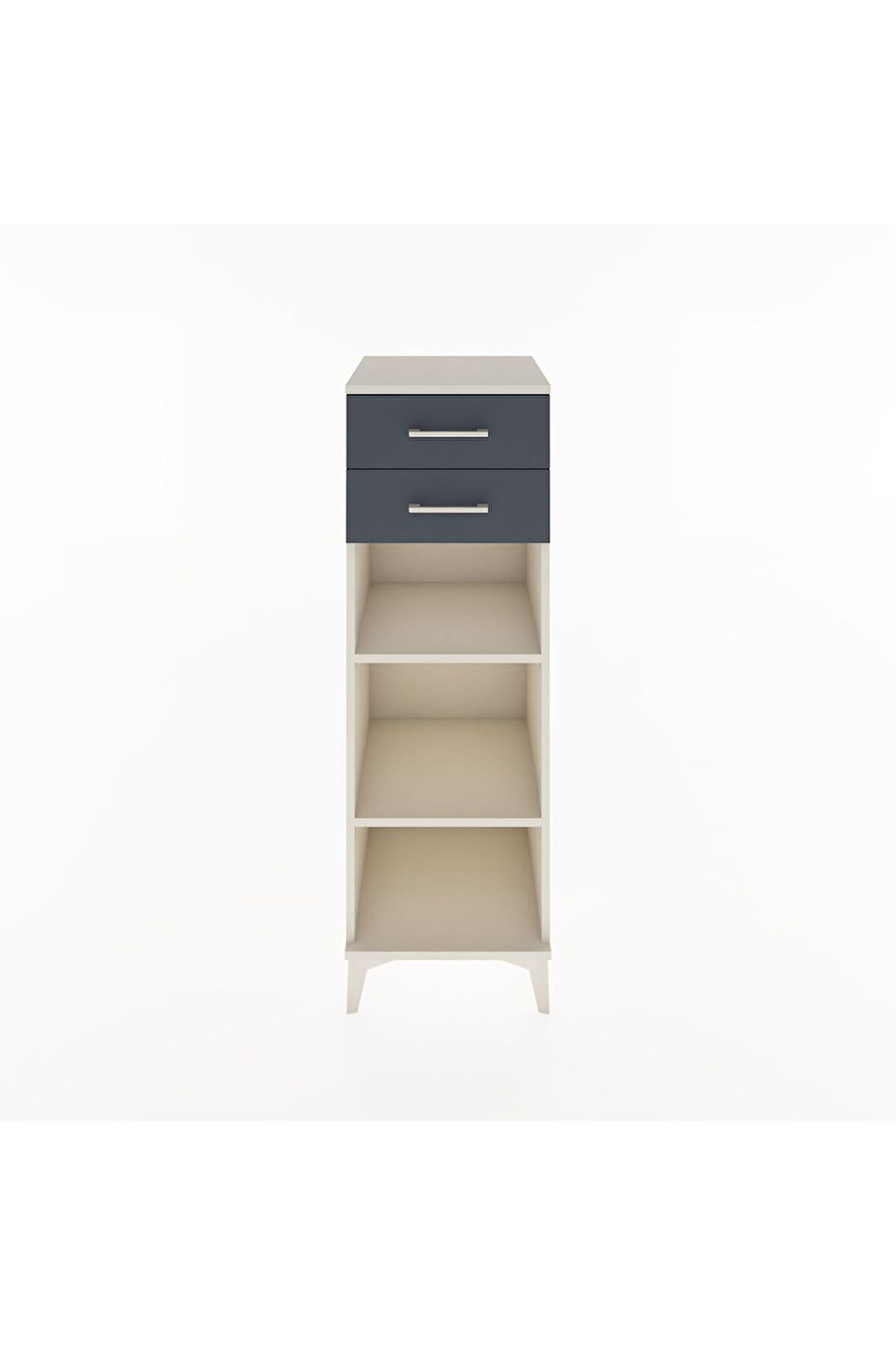 Hyperion Dolap 2 Raflı 2 Çekmeceli 44x44x134 Aytaşı-Antrasit