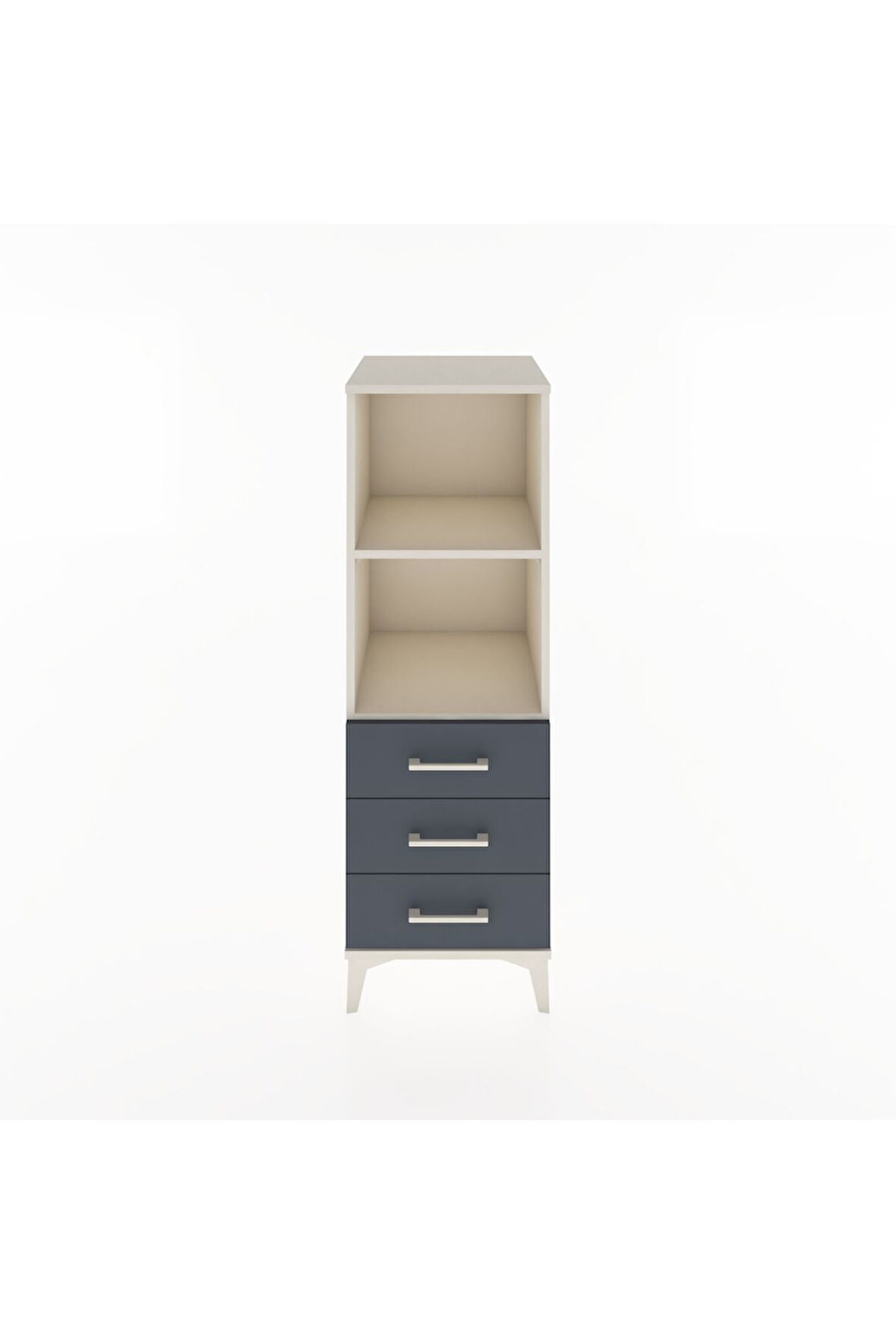 Hyperion Dolap 2 Raflı 3 Çekmeceli 44x44x134 Aytaşı-Antrasit