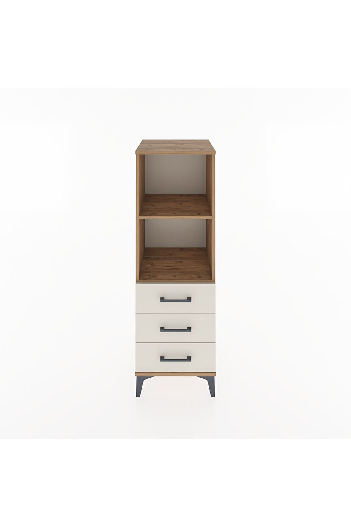 Hyperion Dolap 2 Raflı 3 Çekmeceli 44x44x134 Çam-Aytaşı