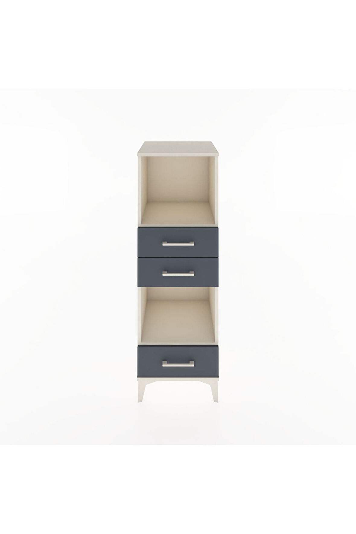 Hyperion Dolap 2 Raflı 3 Çekmeceli 44x44x134 Aytaşı-Antrasit