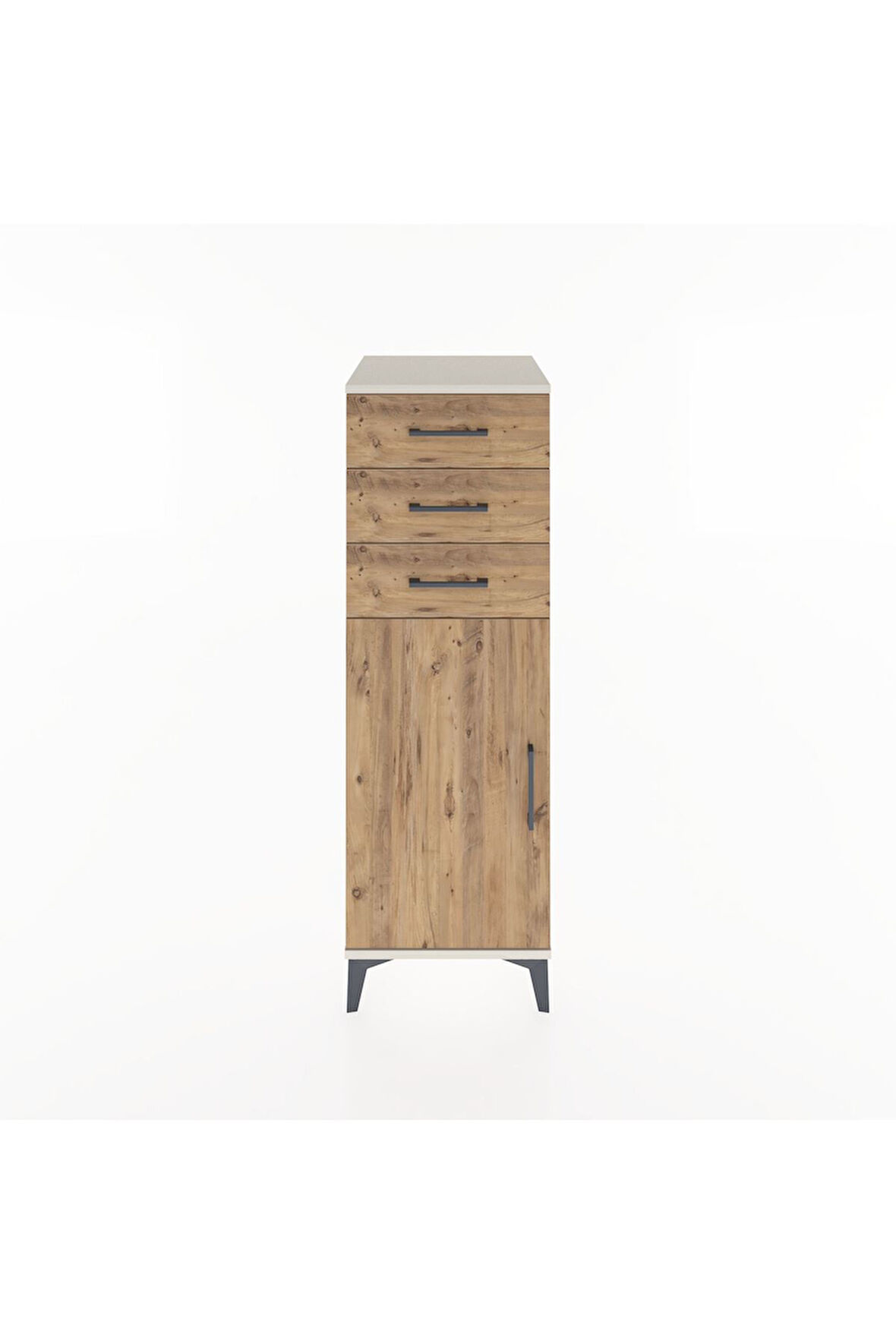 Hyperion Dolap 3 Çekmeceli Tek Kapaklı 44x44x134 Aytaşı-Çam