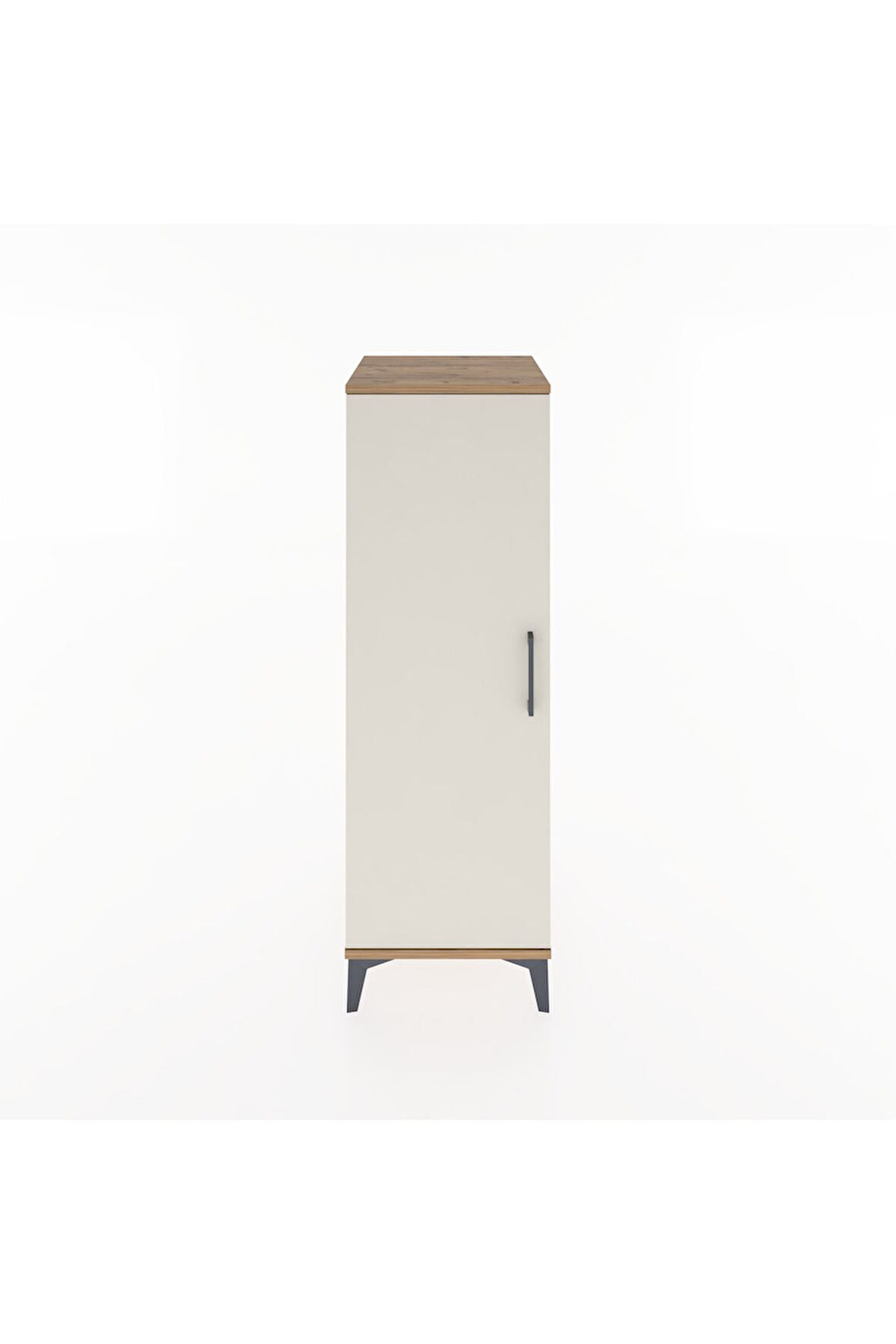 Hyperion Dolap 3 Raflı Tek Kapaklı 44x44x134 Çam-Aytaşı