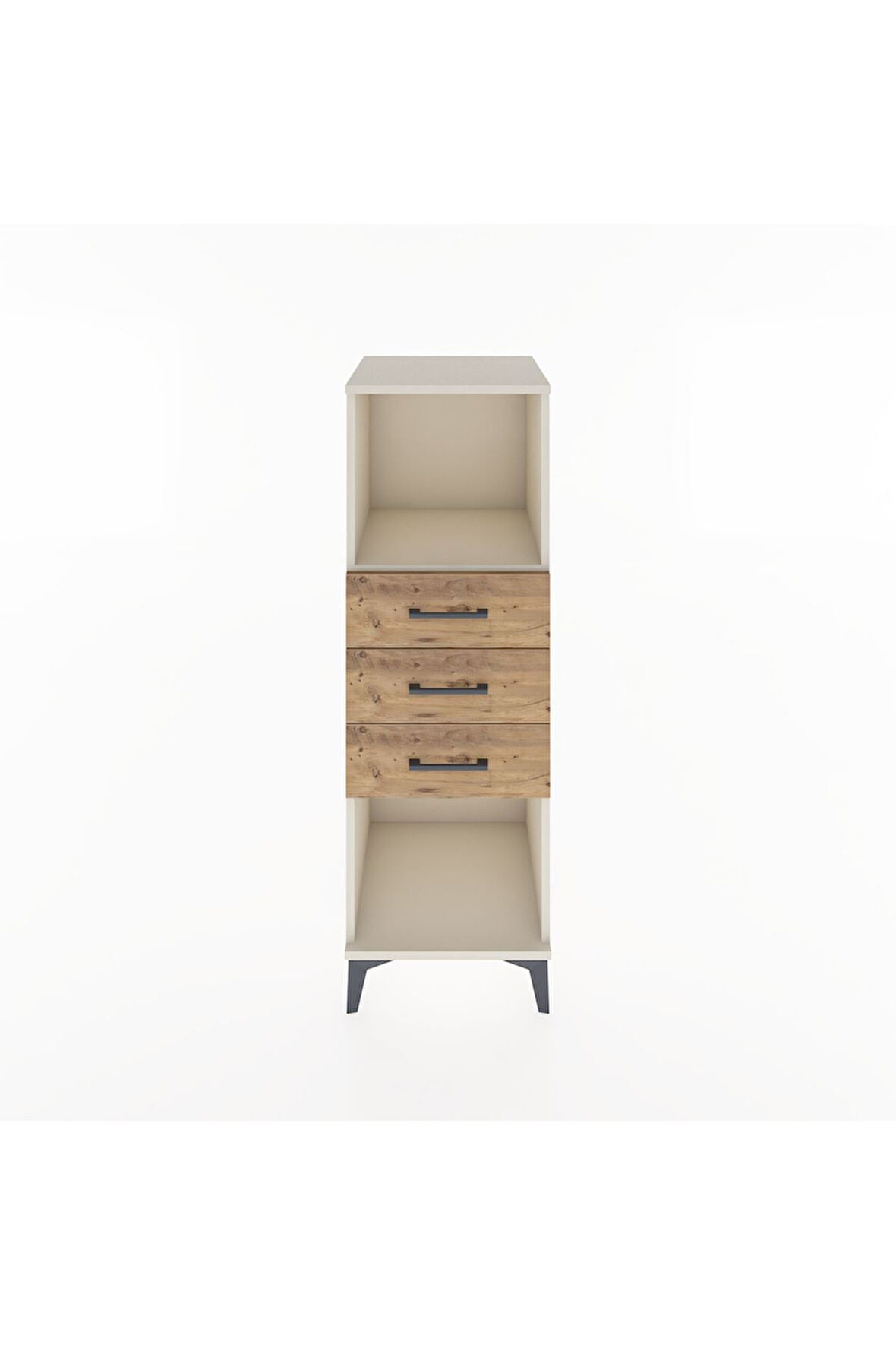 Hyperion Dolap Tek Raflı 3 Çekmeceli 44x44x134 Aytaşı-Çam