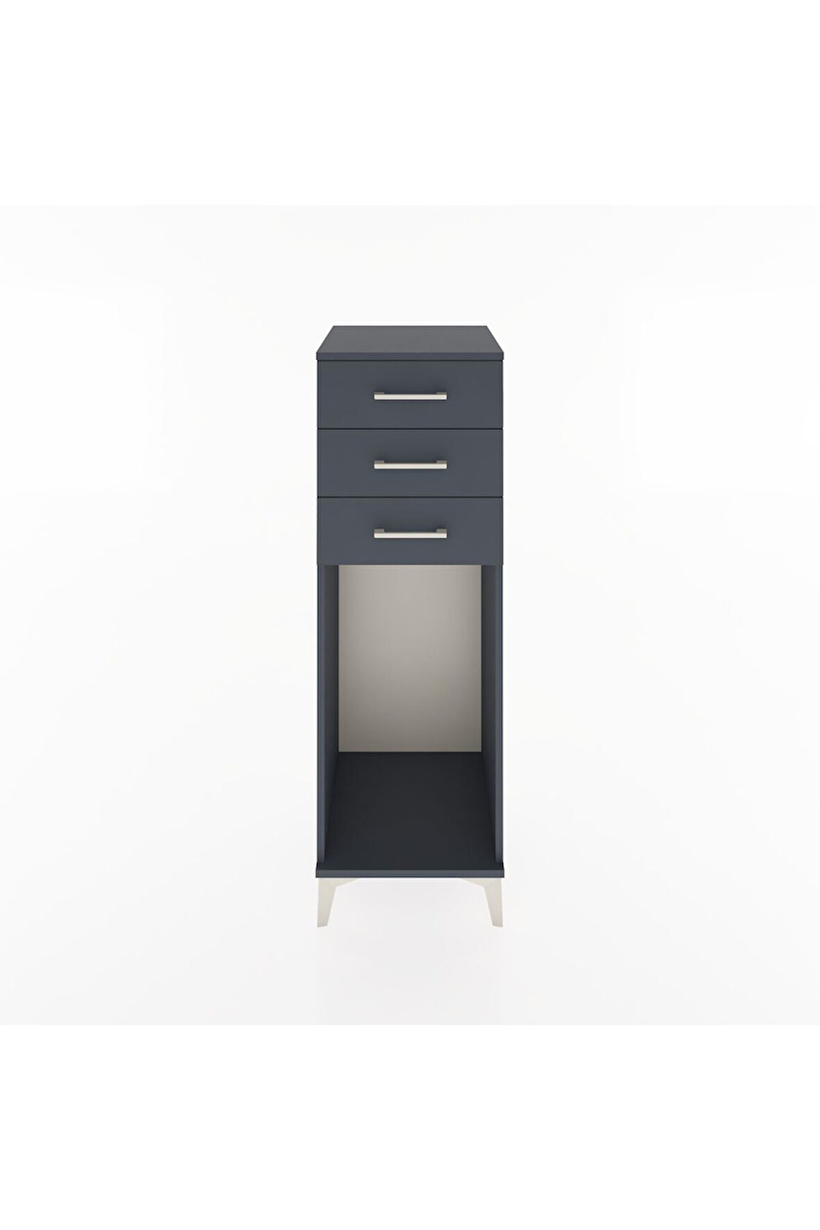 Hyperion Dolap 3 Çekmeceli 44x44x134 Antrasit-Antrasit