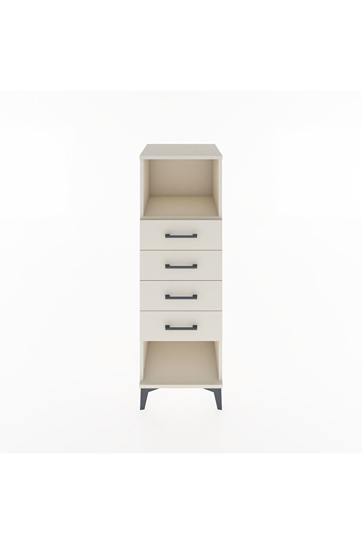 Hyperion Dolap Tek Raflı 4 Çekmeceli 44x44x134 Aytaşı-Aytaşı