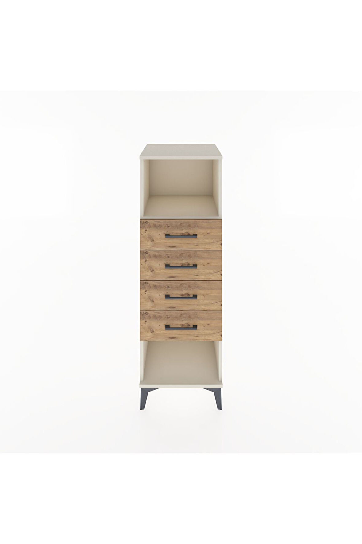 Hyperion Dolap Tek Raflı 4 Çekmeceli 44x44x134 Aytaşı-Çam