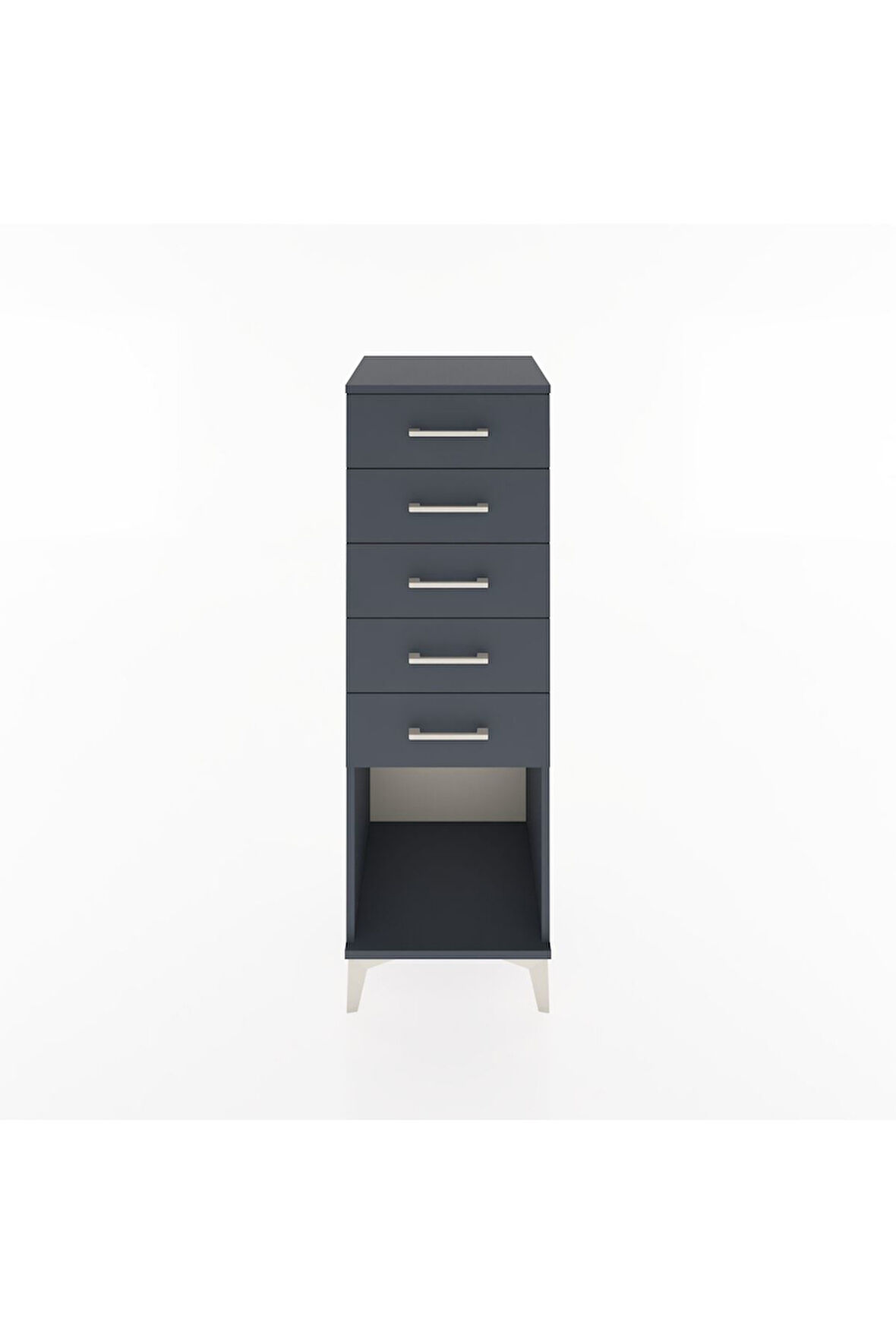 Hyperion Dolap 5 Çekmeceli 44x44x134 Antrasit-Antrasit
