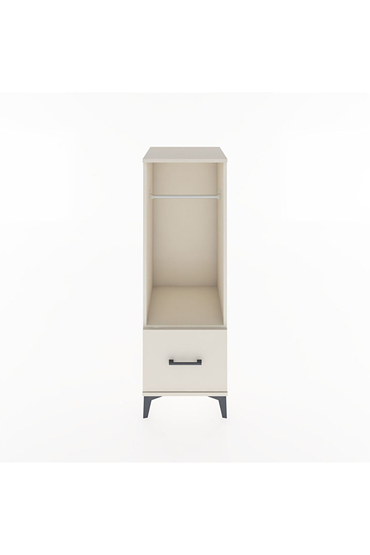 Hyperion Dolap Tek Raflı Tek Çekmeceli Tek Askılı 44x44x134 Aytaşı-Aytaşı