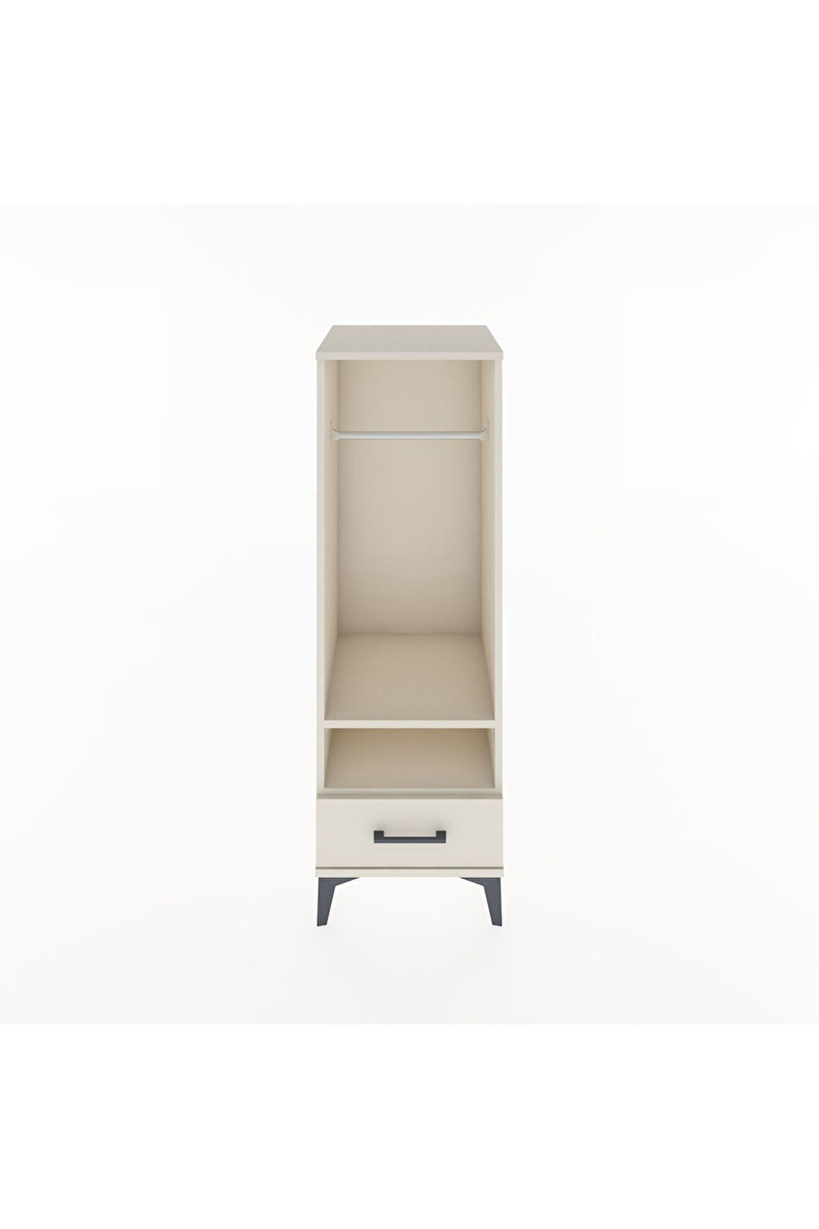 Hyperion Dolap 2 Raflı Tek Çekmeceli Tek Askılı 44x44x134 Aytaşı-Aytaşı