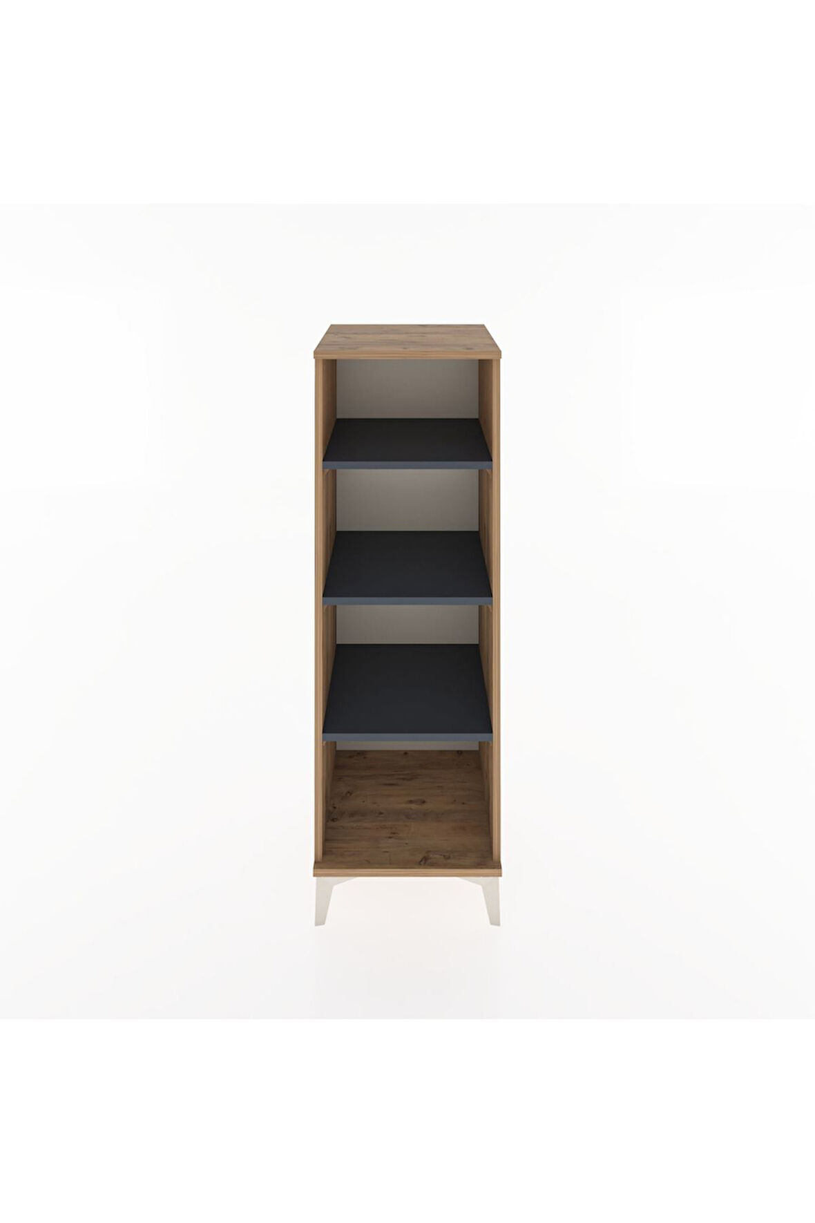 Hyperion Dolap 3 Raflı 44x44x134 Çam-Antrasit