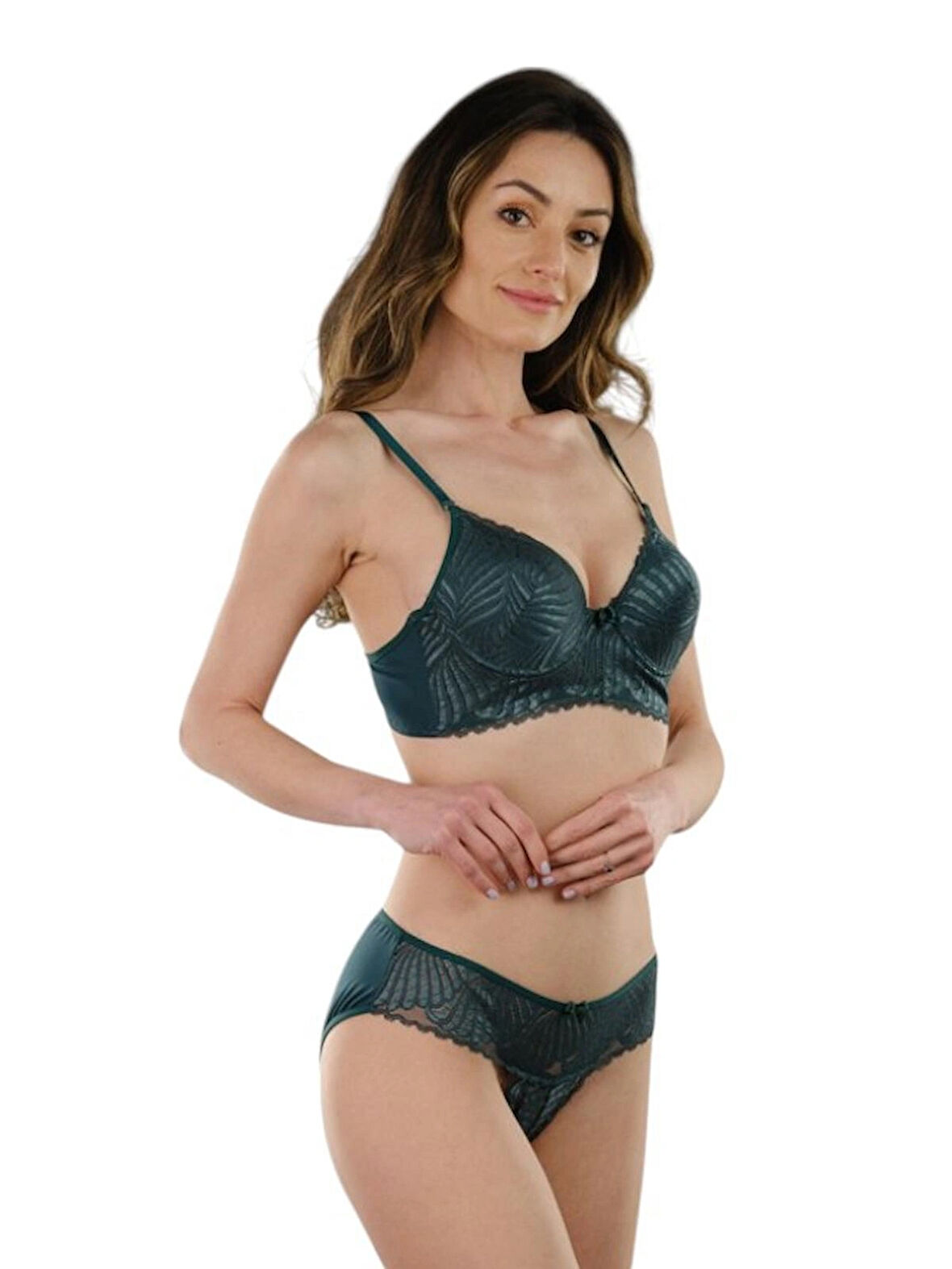 STORMED İç Giyim Kadın Dantelli Desteksiz Sütyen Takımı 5075